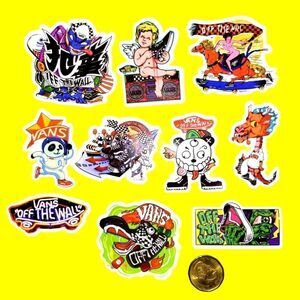 3/$20 Brand New 10x Vans Waterproof Stickers #3